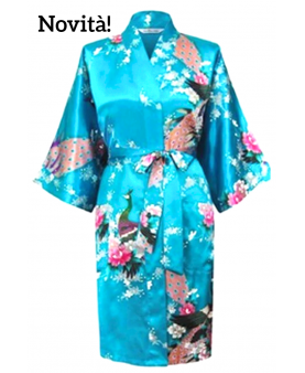 Kimono Vestaglia - Azzurro